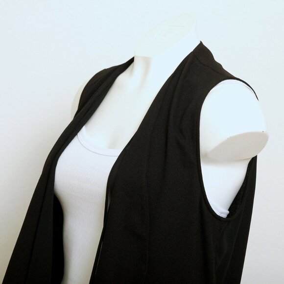 Shesmiss Chiffon Waterfall Layered Vest - Picture 5 of 15